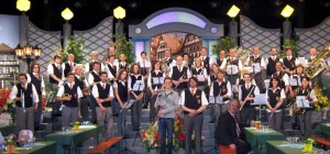 Der Musikverein "Harmonie" Bauerbach bei "Fröhlicher Alltag" 2009