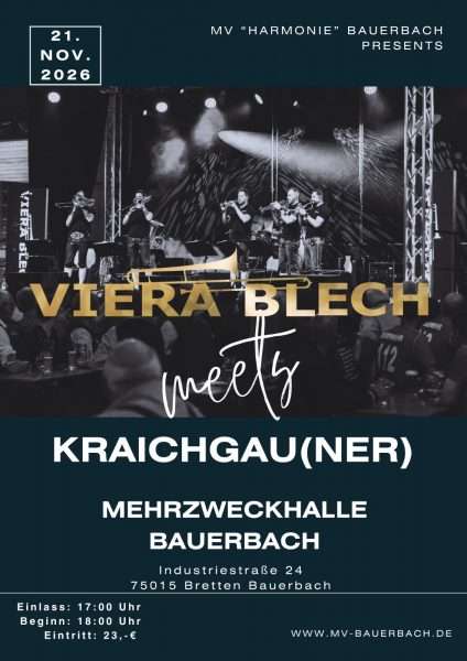 Plakat Viera Blech Kraichgauner